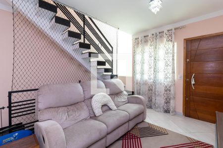 Sala de Estar de casa de condomínio à venda com 3 quartos, 90m² em Parque Mandaqui, São Paulo