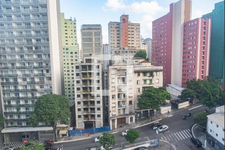 Vista do quarto de apartamento à venda com 1 quarto, 36m² em Sé, São Paulo