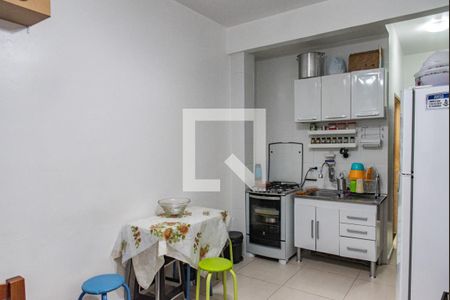 Sala/cozinha de apartamento à venda com 1 quarto, 36m² em Sé, São Paulo
