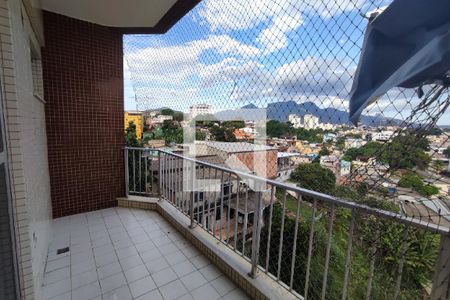 Varanda da Sala - 1º Pav de apartamento para alugar com 3 quartos, 165m² em Taquara, Rio de Janeiro