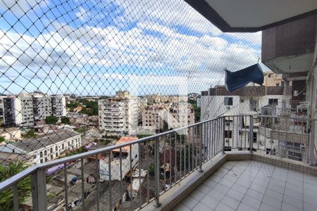 Varanda da Sala - 1º Pav de apartamento à venda com 3 quartos, 165m² em Taquara, Rio de Janeiro