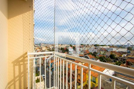 Varanda da sala de apartamento para alugar com 2 quartos, 57m² em Vila Humaita, Santo André