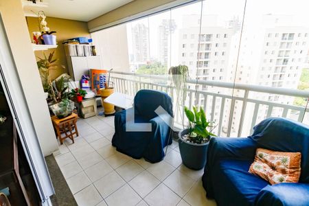 Varanda da Sala de apartamento à venda com 3 quartos, 145m² em Vila Sonia, São Paulo
