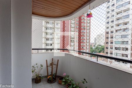 Varanda da Sala de apartamento à venda com 3 quartos, 90m² em Vila Gumercindo, São Paulo