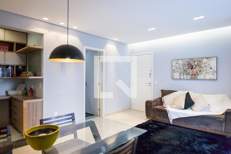 sala  de apartamento para alugar com 3 quartos, 105m² em Vila da Serra, Nova Lima