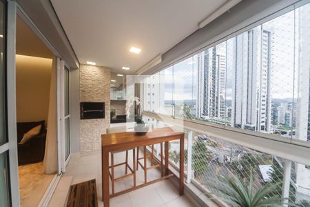Varanda da Sala de apartamento para alugar com 3 quartos, 105m² em Vila da Serra, Nova Lima