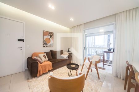 Sala de apartamento para alugar com 3 quartos, 105m² em Vila da Serra, Nova Lima