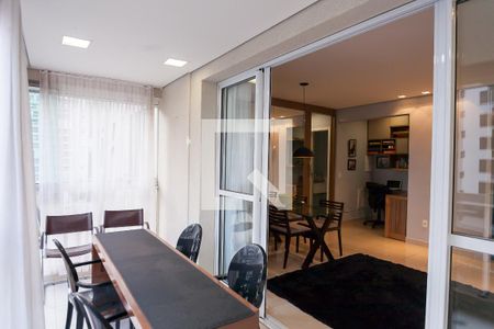 varanda de apartamento para alugar com 3 quartos, 105m² em Vila da Serra, Nova Lima