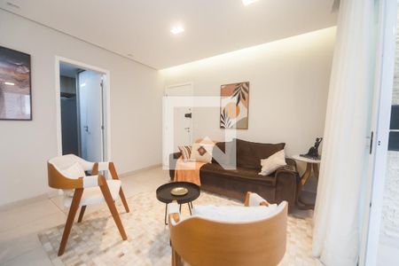Sala de apartamento para alugar com 3 quartos, 105m² em Vila da Serra, Nova Lima