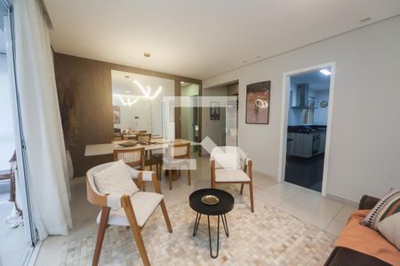 Sala de apartamento para alugar com 3 quartos, 105m² em Vila da Serra, Nova Lima