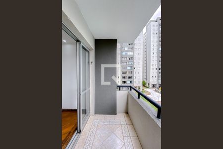 Varanda da Sala de apartamento para alugar com 2 quartos, 57m² em Vila Regente Feijó, São Paulo
