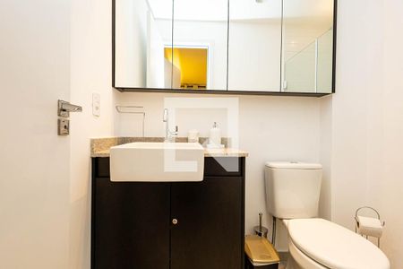 Apartamento para alugar com 33m², 1 quarto e sem vagaBanheiro do Quarto