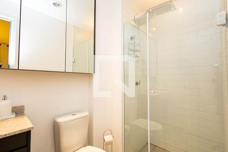 Apartamento para alugar com 33m², 1 quarto e sem vagaBanheiro do Quarto