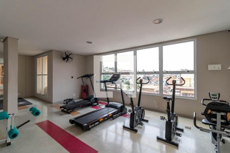 Área comum - Academia de apartamento para alugar com 2 quartos, 58m² em Vila Dom Pedro Ii, São Paulo