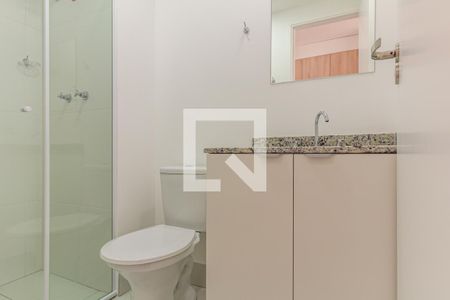 Studio para alugar com 24m², 1 quarto e sem vaga Studio para alugar com 24m², 1 quarto e sem vagaBanheiro