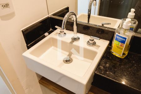 Banheiro Pia de kitnet/studio para alugar com 1 quarto, 25m² em Perdizes, São Paulo