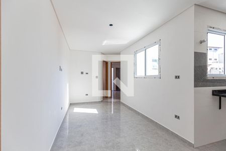 Sala de apartamento à venda com 2 quartos, 71m² em Jardim Stetel, Santo André