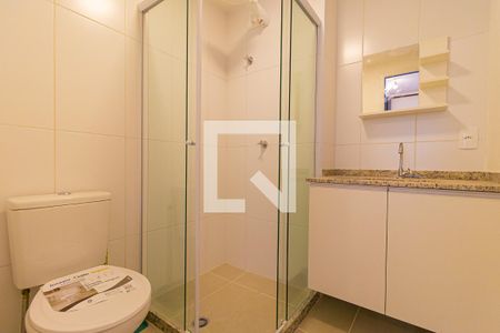 Studio para alugar com 25m², 1 quarto e sem vaga Studio para alugar com 25m², 1 quarto e sem vagaBanheiro