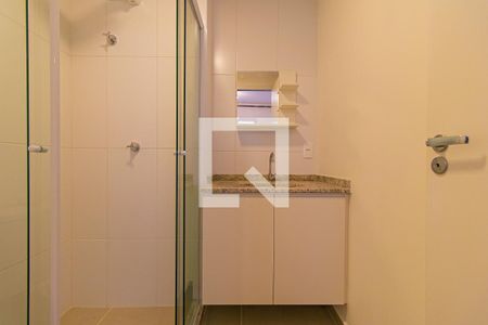Studio para alugar com 25m², 1 quarto e sem vaga Studio para alugar com 25m², 1 quarto e sem vagaBanheiro