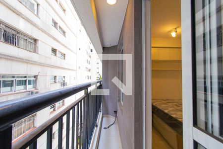 Sacada de kitnet/studio para alugar com 1 quarto, 25m² em Bela Vista, São Paulo