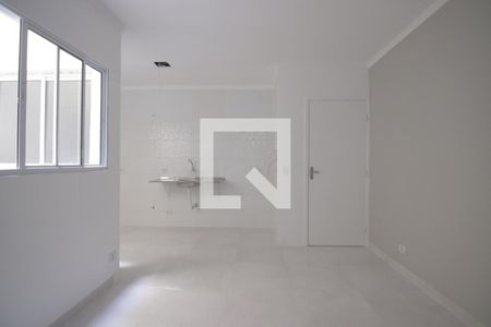 Sala/cozinha
 de apartamento para alugar com 2 quartos, 45m² em Jardim Jaú (zona Leste), São Paulo