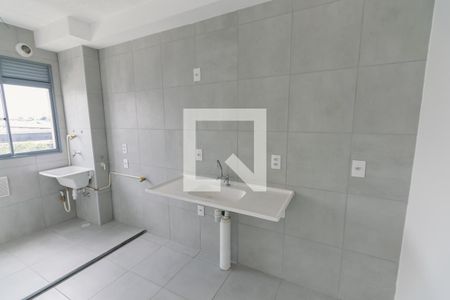 Cozinha de apartamento à venda com 1 quarto, 30m² em Várzea da Barra Funda, São Paulo