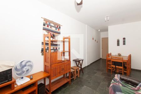 Sala de apartamento para alugar com 2 quartos, 62m² em Vila Julia, Guarujá