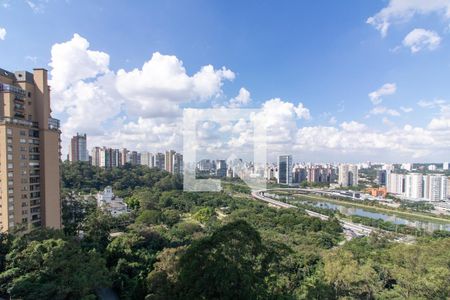 Vista de apartamento à venda com 1 quarto, 80m² em Paraíso do Morumbi, São Paulo