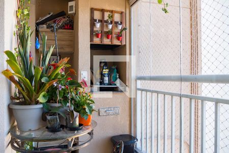 Varanda da Sala de apartamento à venda com 2 quartos, 60m² em Campestre, Santo André