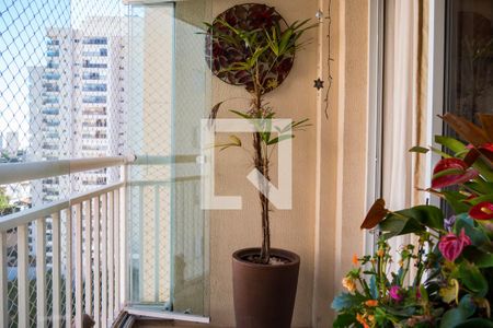 Varanda da Sala de apartamento à venda com 2 quartos, 60m² em Campestre, Santo André