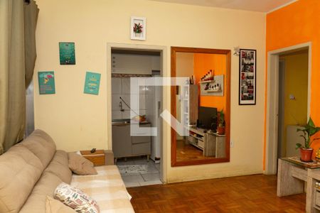 Sala de apartamento à venda com 1 quarto, 55m² em Cristo Redentor, Porto Alegre