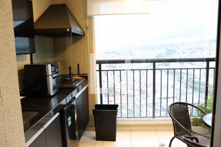 Varanda da Sala de apartamento à venda com 2 quartos, 69m² em Jardim Flor da Montanha, Guarulhos