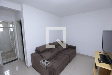 Sala de apartamento para alugar com 2 quartos, 51m² em Santa Maria, Contagem