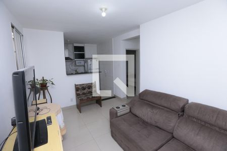 Sala de apartamento para alugar com 2 quartos, 51m² em Santa Maria, Contagem