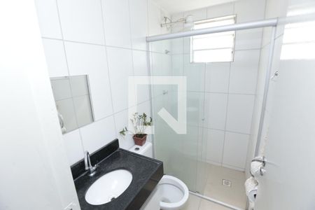 Banheiro de apartamento para alugar com 2 quartos, 51m² em Santa Maria, Contagem