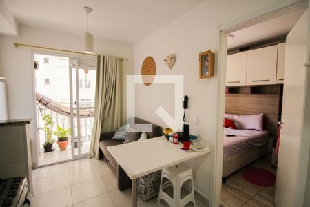 Sala de apartamento para alugar com 1 quarto, 28m² em Jardim Prudência, São Paulo