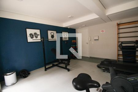 Apartamento para alugar com 28m², 1 quarto e sem vaga Apartamento para alugar com 28m², 1 quarto e sem vagaÁrea comum - Academia