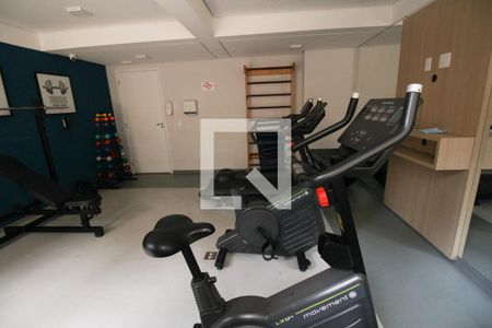 Apartamento para alugar com 28m², 1 quarto e sem vaga Apartamento para alugar com 28m², 1 quarto e sem vagaÁrea comum - Academia