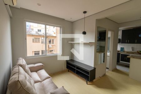 Sala de apartamento à venda com 1 quarto, 44m² em Centro Histórico, Porto Alegre