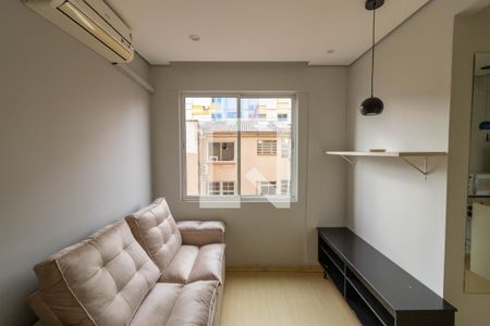 Sala de apartamento à venda com 1 quarto, 44m² em Centro Histórico, Porto Alegre