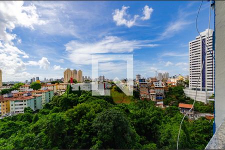 Vista da Sala de apartamento para alugar com 2 quartos, 73m² em Brotas, Salvador