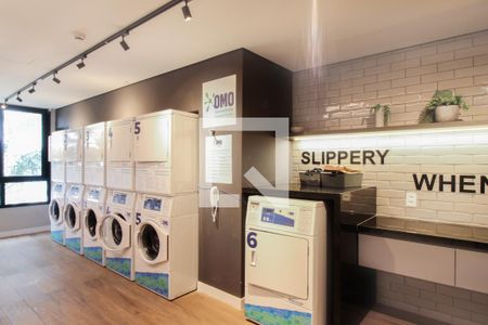 Studio para alugar com 24m², 1 quarto e sem vagaLavanderia