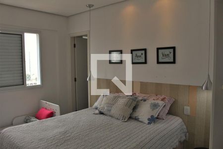 Suíte - foto 2 de apartamento para alugar com 2 quartos, 69m² em Santa Maria, São Caetano do Sul
