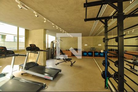 Studio para alugar com 27m², 1 quarto e 1 vaga Studio para alugar com 27m², 1 quarto e 1 vagaÁrea comum - Academia