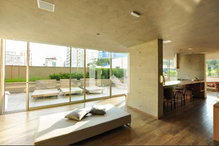 Studio para alugar com 27m², 1 quarto e 1 vaga Studio para alugar com 27m², 1 quarto e 1 vagaÁrea comum - Espaço Gourmet