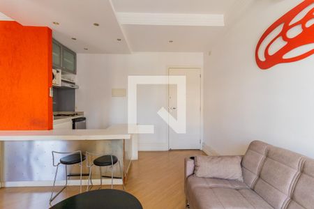 Sala de apartamento para alugar com 1 quarto, 34m² em Vila Andrade, São Paulo