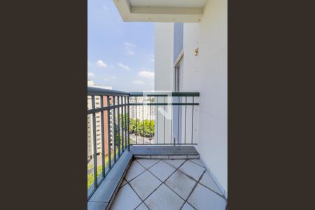 Varanda da Sala de apartamento para alugar com 1 quarto, 34m² em Vila Andrade, São Paulo