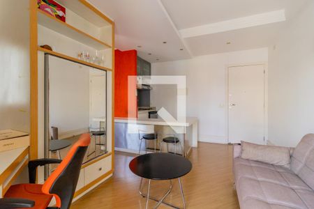 Sala de apartamento para alugar com 1 quarto, 34m² em Vila Andrade, São Paulo