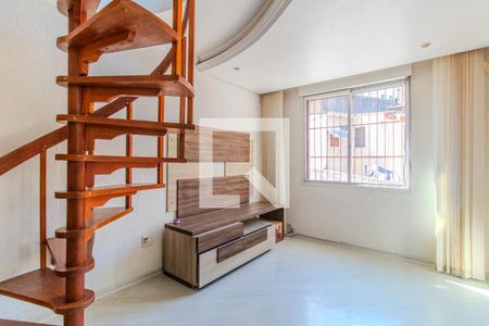 Sala de apartamento à venda com 1 quarto, 84m² em Medianeira, Porto Alegre