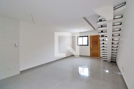 Sala de casa à venda com 3 quartos, 129m² em Vila Curuca, Santo André